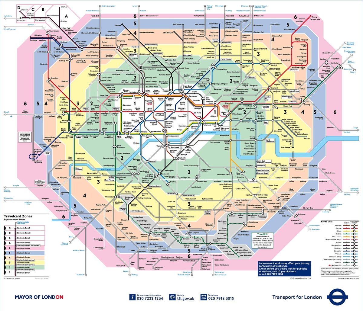 ロンドンの地図区