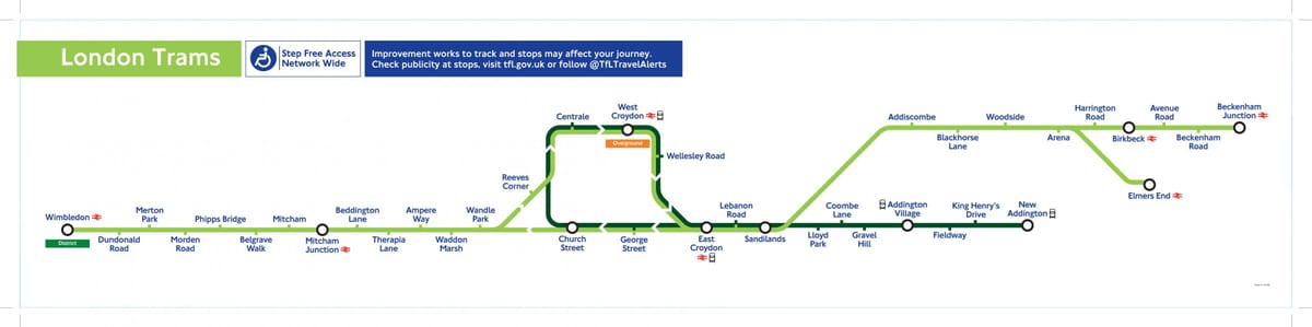 ロンドンの路地図