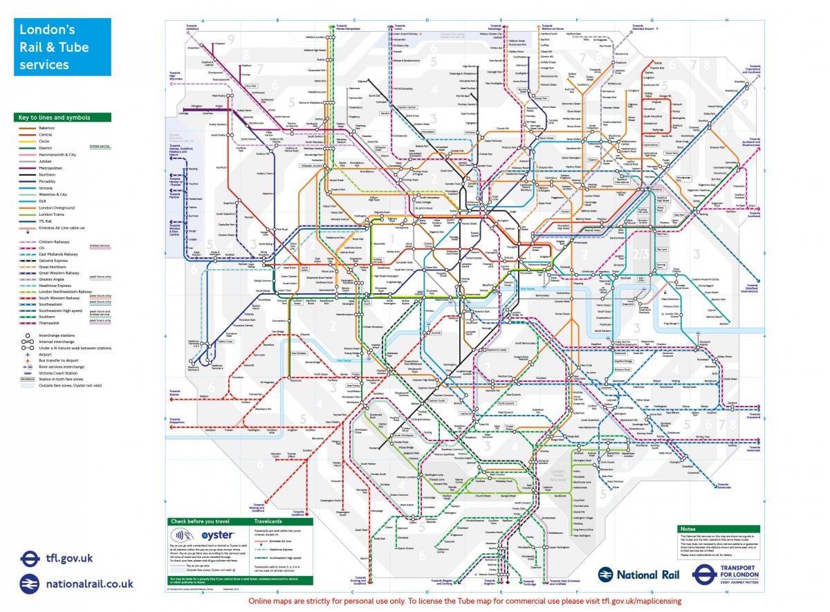 輸送ロンドンの地図