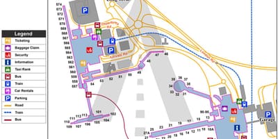 ガトウィック地図